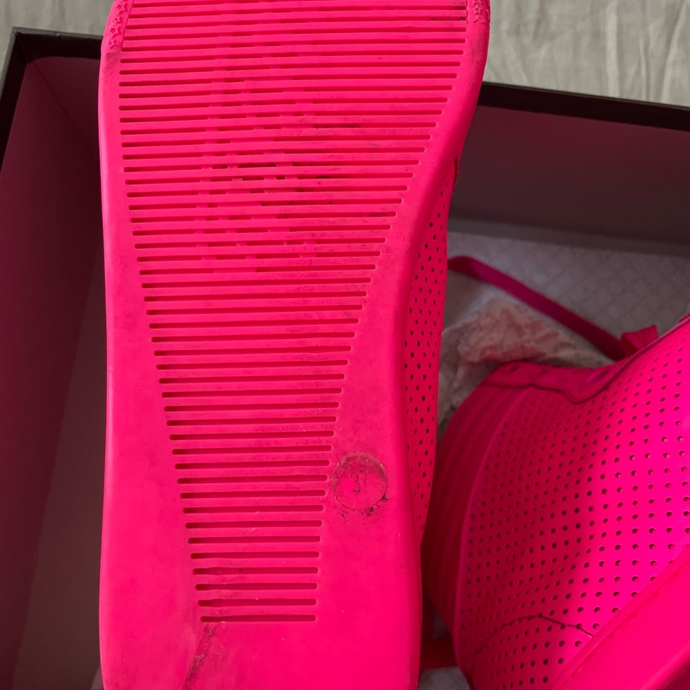 Gucci sneakers neon pink for womens - Picture 5 of 7